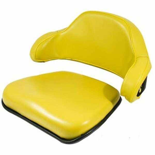 Aftermarket 2-pc Yellow Seat Set (Steel with Low Back) TY9379-6